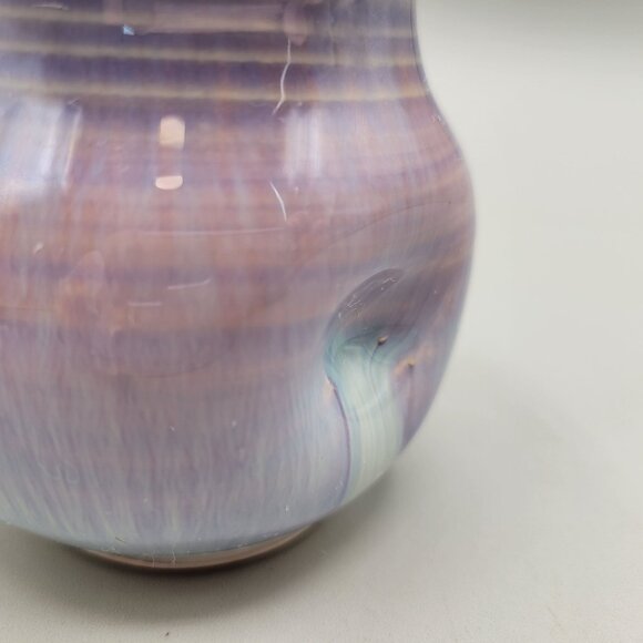 Peggy Steffes IRIS Hand Thrown Pottery Pitcher Montana - Picture 7 of 8